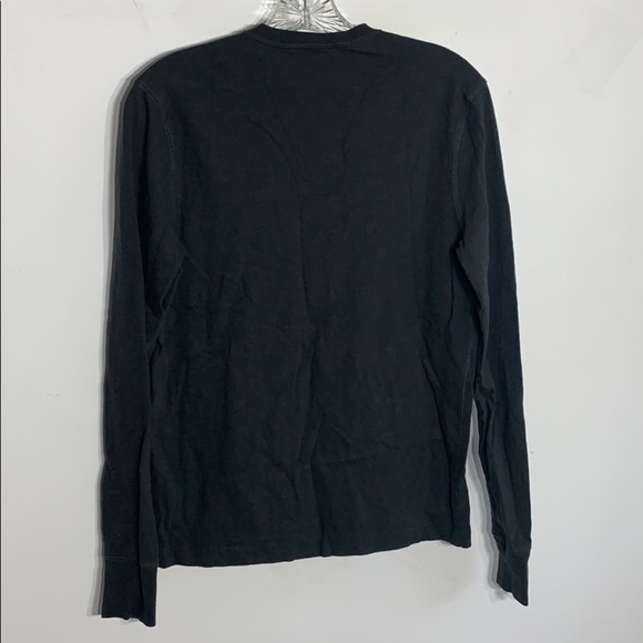 J Crew 3 Button Black long sleeve layer t-shirt women’s size small - Picture 5 of 6